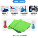KALOAD Portable Summer Sport Ice Towels Wipe Sweat Quick Drying Cool Cloth for Gym Outdoor Swimming Yoga Running