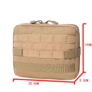 Tactical Admin Molle Pouch Medical EDC EMT Utility Bag Shell Design Waterproof Attachment Pouches Nylon Hiking Belt Bags