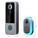 M21 1080P HD Tuya WiFi Video Doorbell Intelligent Night Vision 155 Wide Viewing 2-way Audio IP65 Waterproof 4000mAh Battery APP Remote Monitoring Visual Door Bell Supports PIR
