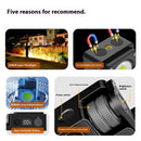 SEEKNITE USB Rechargeable LED Camping Lantern with Magnetic Base and Multi-Source COB Work/Repair Light for Outdoor Use