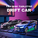WSD E84 E85 RTR 1/64 2.G 4WD RC Drift RC Car Mini Race LED Light Two Speed Full Scale Radio Control High Speed Motor On-Road Racing Vehicle Model Boys Gifts Toys