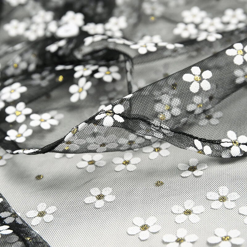 INCERUN Men Long Sleeve Mesh Shirts Turn Down Collar Casual Printing Shirt Man See Through Loose Blouse Fashion Party Blusas