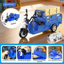 Mini RC Car Tricycle 2.4G Children Remote-Controlled Simulation Model Sound LED Light Three Bounces Pulling Truck Ornaments Gifts Vehicles Models Toys