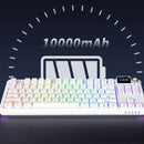 AJAZZ AK870 V2 Tri-mode Mechanical Keyboard 75% RGB Hot-Swaddable Gasket Structure 10000mAh Battery Wireless Gaming Keyboard