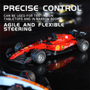 TRASPED HG4-234 RTR 1/64 2.4G Mini RC Car F1 Formula Racing Alloy Shell Three Speed Support App Remote Control LED Light Highly Simulated Classic Desktop Vehicles Models Toys Collection Gift for Children