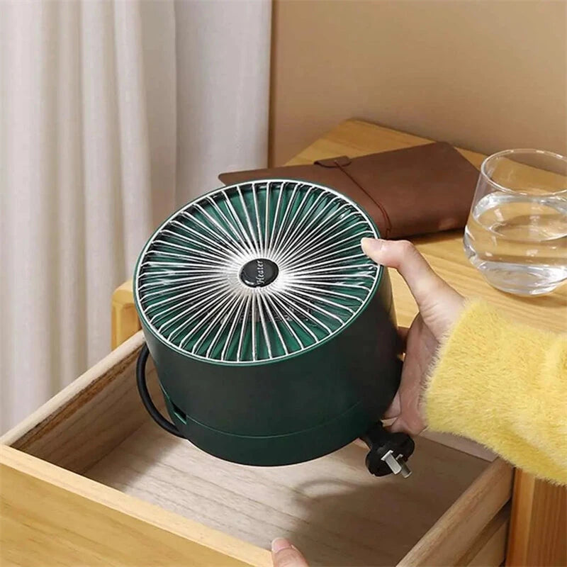 IPRee Portable Fast Heating Fan Heater 800W Electric Vertical Desktop PTC Small Portable Folding Telescopic Hot Air Blower