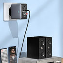 OMS-H6 bluetooth 5.3 Audio Transmitter Receiver 3.5mm AUX/RCA/U-Disk/TF/USB/6.5mm MIC Karaoke HIFI Stereo EQ Wireless Adapter EU Plug