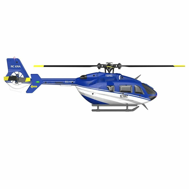 RC ERA C187 2.4G 4CH 6-Axis Gyro Optical Flow Localization Altitude Hold Flybarless EC135 Scale RC Helicopter RTF