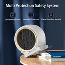 220-240V Mini Heater Desktop Small Heater for Home Office 1200W Portable Electric Heater Low Noise Dual-Speed Adjustment