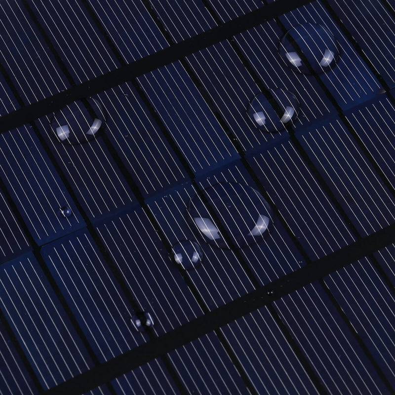 10W Solar Panel with Clips Polycrystalline Silicon Solar Cell IP65 Portable Waterproof Outdoor Camping Travel