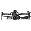 XKJ K9MAX Three Camera WiFi FPV with 4K 3 Lens Electric Adjustment 360 Obstacle Avoidance Optical Flow Positioning Foldable RC Drone Quadcopter RTF