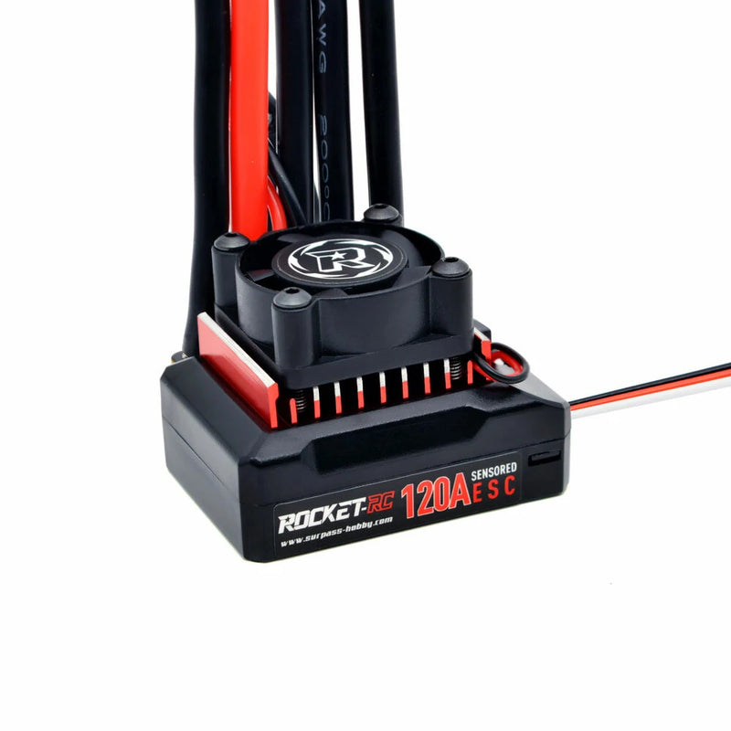 ROCKET 540 Brushless Sensored Motor 120A ESC Drift Racing for ARRMA 1/10 RC Cars Vehicles Model Spare Parts