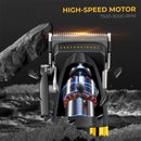 VGR V-285 9000RPM Professional Hair Clipper for Men LED Display DLC Blade Cordless Ceramic Blade Hair Trimmer Haircut Machine