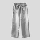 INCERUN Mens Sparkle Solid Color Long Pant Fashion Elastic Waist Trousers for Men