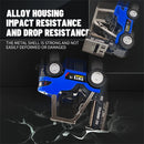 TRASPED HG4-244 RTR 1/64 2.4G Mini RC Car Alloy Forklift with Trailer Remote Control LED Light Sound Engineering Vehicle Desktop Toys Model Collection Gift For Boys