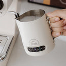 Bincoo 400ML/600ML Espresso Cup for Latte Art With Temperature Display Stainless Steel Latte Art Cup Professional Milk Foam Cup