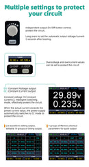 OWON SPM Programmable DC Power Supply SPM6103 SPM6053 SPM6103 SPM3103 150W/300W 60V/10A 60V/5A 2.8" LCD 10mV/1mA Resolution Digital Voltage Regulator Switch SPE3103 110V/220V