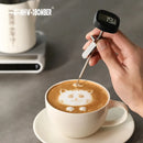 MHW-3BOMBER Electronic Digital Thermometer Digital Display Thermometer for Food Preparation Hand Brewed Coffee Milk Latte Art Milk Foam Temperature Needle