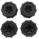 4PCS Upgraded Desert Tires Wheels for 1/12 1/14 1/16 MJX 16208 16209 16210 14209 14210 WLtoys 144001 144002 144010 124008 124018 124019 124016 124017 SCY Monster Truck RC Cars Vehicles Models Parts