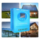 100A/120A/150A 12V/24V/36V/48V MPPT Solar Controller Power Display Dual USB Output Intelligent Charging Light Control Lead-Acid Lithium