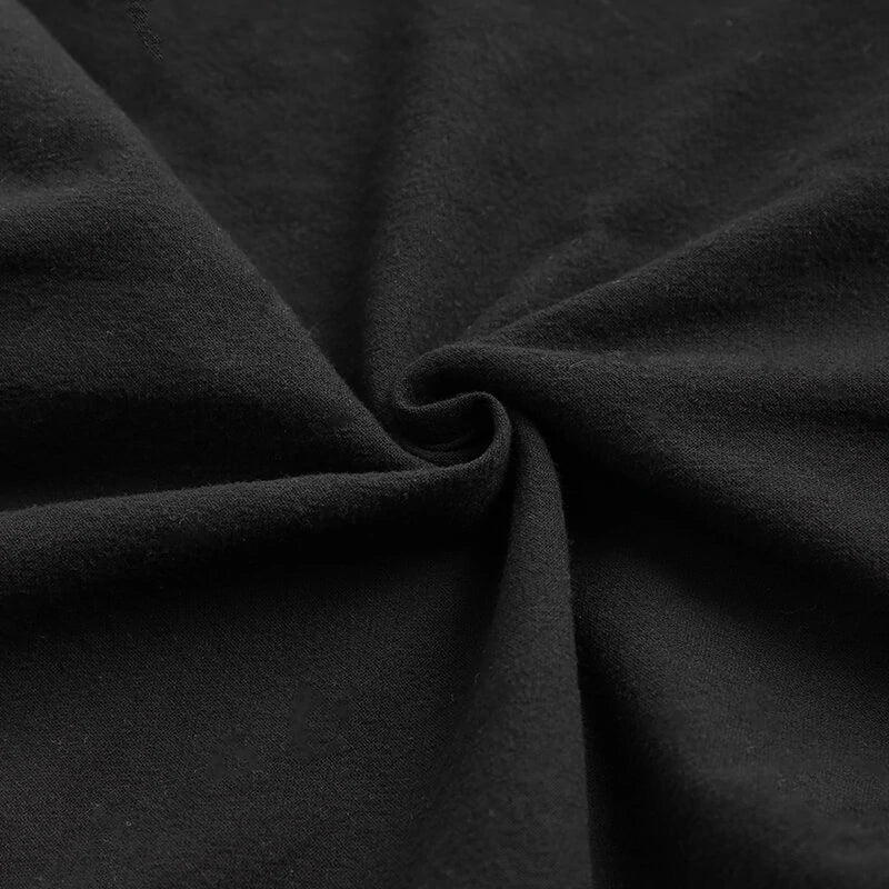 Mens Fashion Drawstring Loose Comfy Solid Color Casual Pants