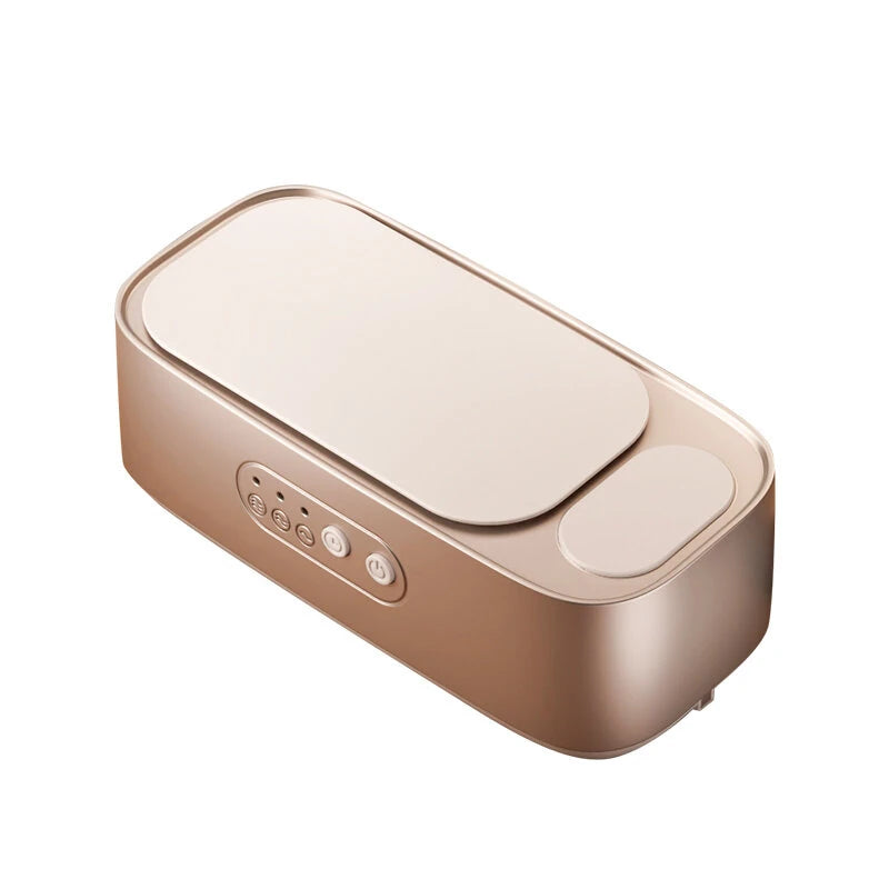 Ultrasonic Glasses Cleaning Machine Dual Compartment Jewelry Eyeglass Third Gear High Frequency Vibration Washing Machine