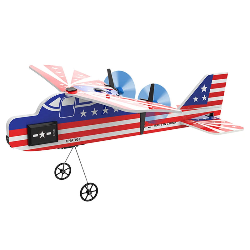 KFPLAN KF800 2.4GHz 2CH 220mm Wingspan MPP Built-in Gyro Indoors Mini Glider RC Airplane RTF