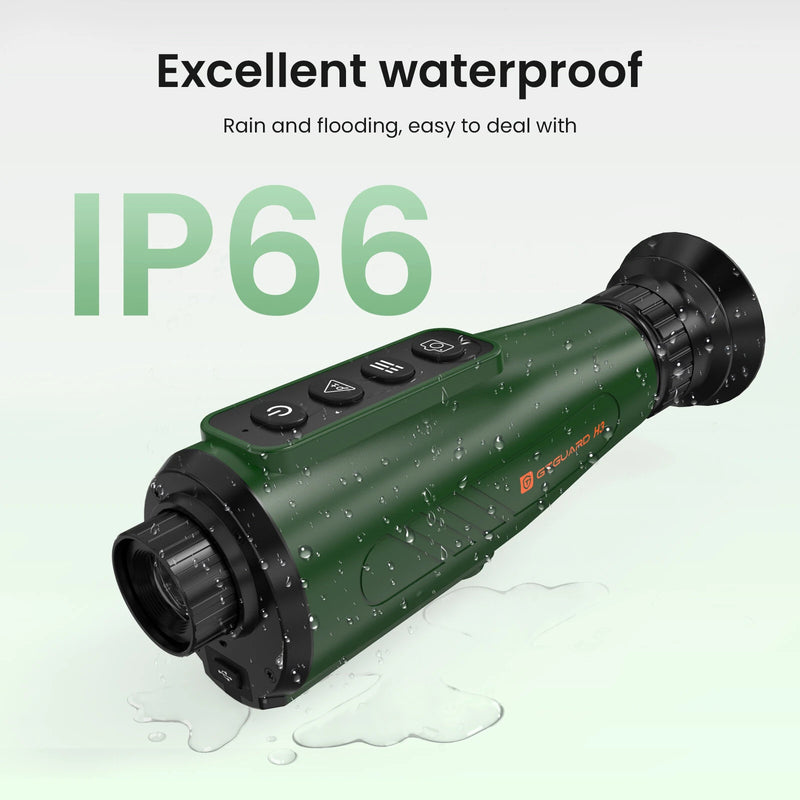 GTGUARD H3 Thermal Imaging Monocular AI Super-resolution384*288Thermal Camera Multiple Scenes Handheld IR Night Vision Goggles