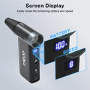 MECO ELEVERDE D1 Electric Compressed Air Duster Vacuum Cleaner 8-Gear to 130000RPM  Keyboard Cleaner Rechargeable Cordless Air Duster for Computer, Car, Pet Hair