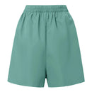 ZANZEA Women Commute Back Elastic Waist Solid Summer Casual Skirt Shorts