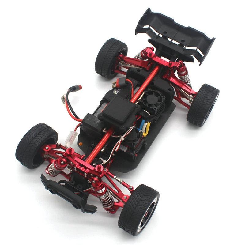 Upgrated Metal Spare Parts Front and Rear Awing Arm Steering Cup Rear Wheel Seat Set for 1/14 MJX 14209 14210 RC Car Vehicle Models