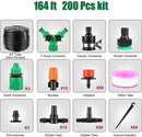 164ft 200PCS 50m Automatic Watering Irrigation Kit DIY Outdoor Garden Drip irrigation Sprinkler Flowering System