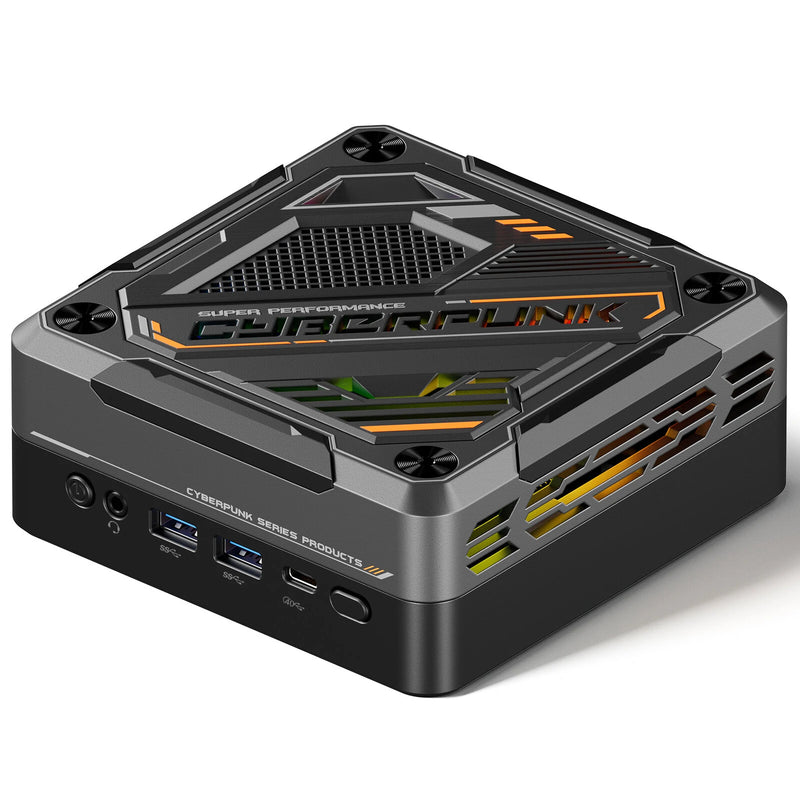 AOOSTAR MN88 AMD Ryzen 7 8845HS Mini PC 8 Core 16-thread 16GB/32GB RAM 512GB/1TB SSD WIFI6 BT5.2 Windows 11 Pro 4K Triple Display RGB Light Effect Mini Computer Desktop PC