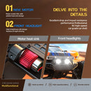 SMRC 8619 RTR 1/14 2.4G 4WD 38km/h RC Car High Speed Short Course Off-Road Truck LED Light Full Proportional Vehicles Models Toys