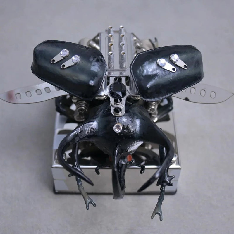 NIKOLATOY V8 Alloy Mechanical Model Desktop Ornament Science Discovery Toys Gifts