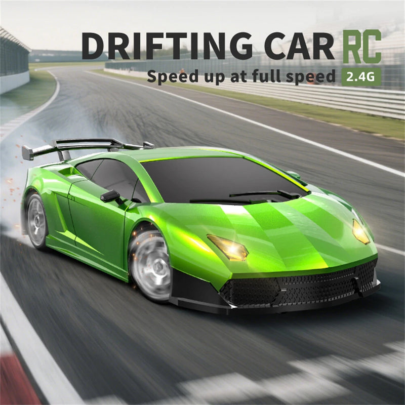 HBX 2198 RTR 1/43 2.4G 4WD Mini RC Car Gyro Race LED Light Full Proportional Remote Control High-Speed Motor On-Road Racing Micro Vehicle Model Boys Gifts Toys