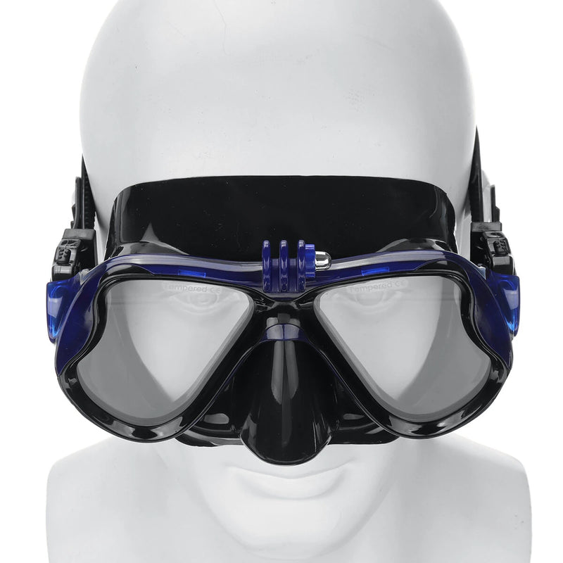 Snorkeling Gear For Adults 3 in 1 Adult Snorkel Set with Camera Mount &Earplugs 100% Dry Top Anti-Fog No Leak Professional Snorkel Mask Women&Men Swimming Scuba Diving