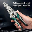 IPRee Foldable Wire Stripper Multi-Function Crimping Pliers Pulley Design Electrician Wire Splitter Winding Tool for Cable Management