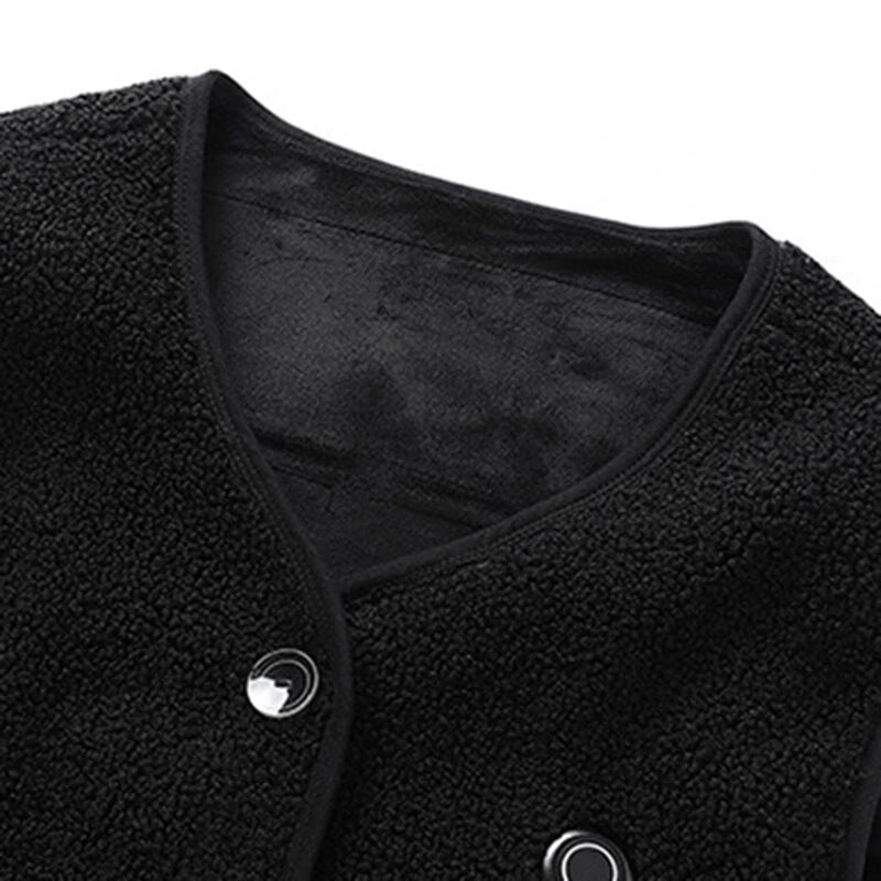 TENGOO HV-16T Heating Vest 16 Heating Areas Teddy Fleece Wram Comfortable Vest Self Heating Vest Usb Electric Thermal Vest Jacket