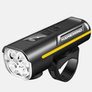HAWEIWIND Bike Light 1000LM USB Rechargeable 3600mAh Bike Headlight With Horn LCD Display Auto Sensor Cycling for MTB, Scooters