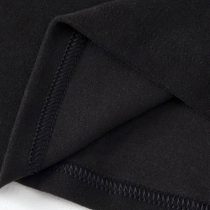 TENGOO Men's Black Fleece Turtleneck Warm Base Layer Shirt In Autumn Winter Casual Comfortable Long Sleeve Thermal Top