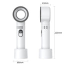 Tevorex Cooling Bladeless Fan USB Rechargeable Personal Fan 100 Speeds Adjustable Desk Fan Gifts for Women Men Travel/Camping/Outdoor