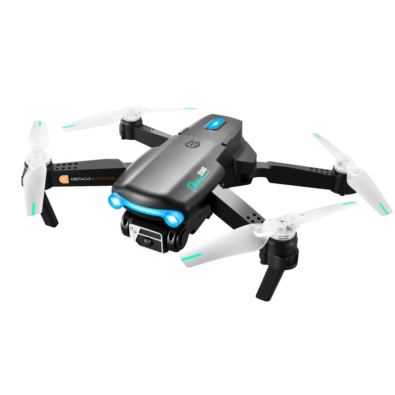 YLRC S98 WIFI FPV with 4K HD Dual Camera 360 Obstacle Avoidance Optical Flow Positioning LED Controllable Light  RC Drone Quadcopter RTF