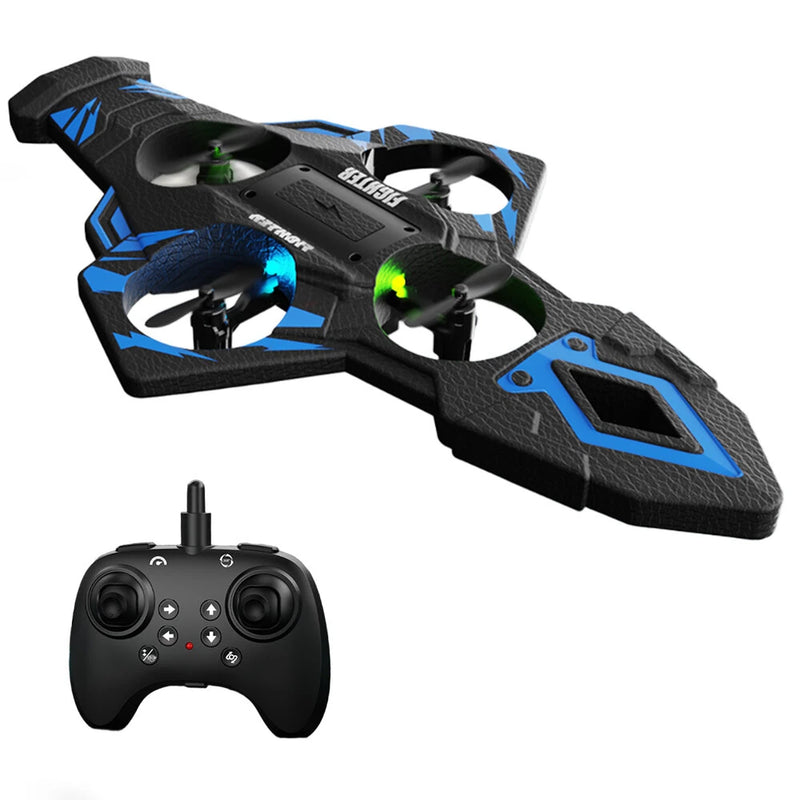 H36 2.4G Flying Sword EVA Foam 360 Flip Roll Turbofans Motors 4CH LED RC Toy Gift Remote Control Drone Airplane Quadcopter Stunt Glider RTF