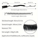 KOETSU Paddle Board Surfboard Accessories Foot Rope Safety Leash 5mm Adjustable TPU Material Rope For Stand Up Paddle Board Surfboard