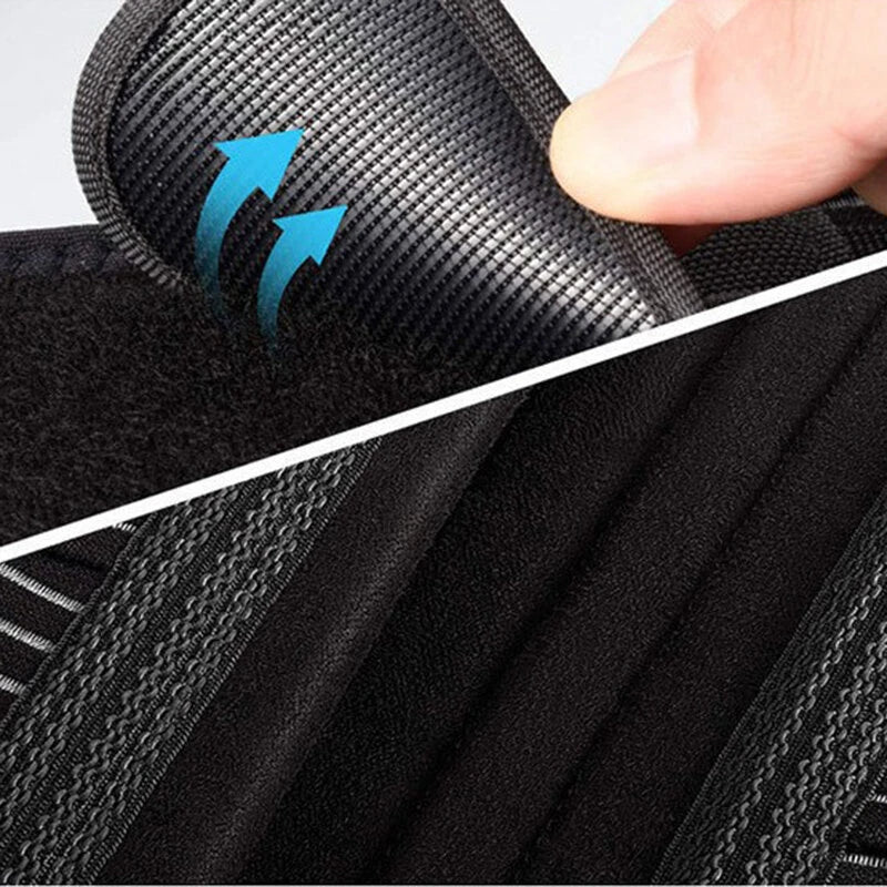 KALOAD Breathable Back Support Belt for Lower Back Pain Relief with 6 Stays for Men and Women Work Lumbar Support