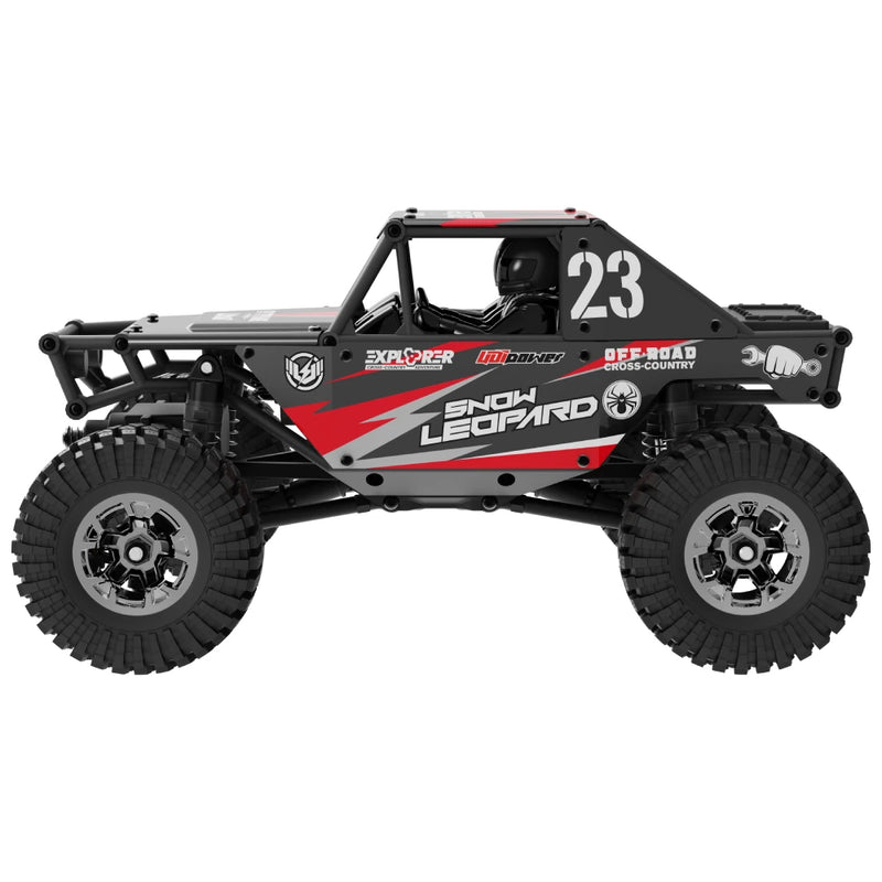 UDIRC UCX2405 UCX2405 PRO RTR 1/24 2.4G 4WD RC Car Rock Crawler Off-Road Climbing Cage Trail Truck Snow Leopard LED Light Full Proportional Vehicles Models Oil Filled Shocks Toys