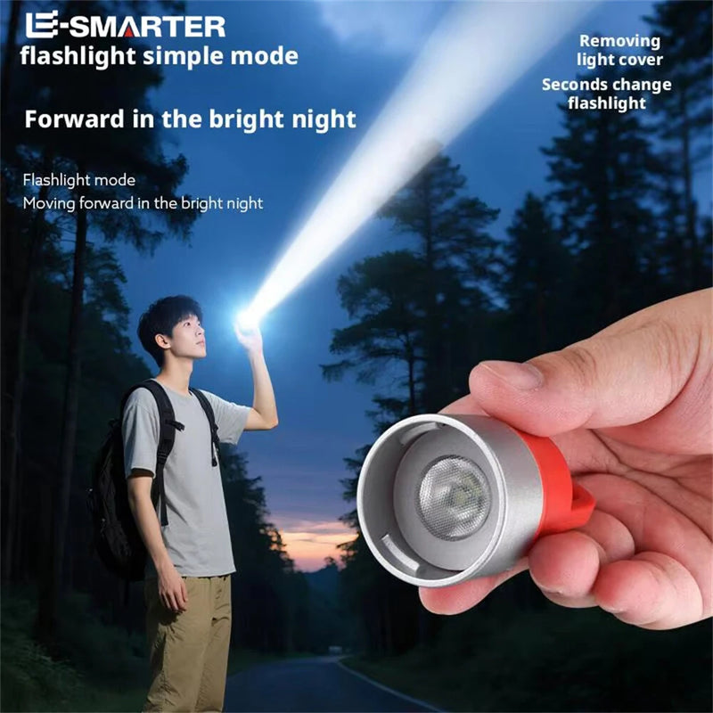 IPRee Multi-Functional Outdoor Camping Atmosphere Light Portable Flashlight with Hook Detachable Bottle Cap Light Emergency Lantern