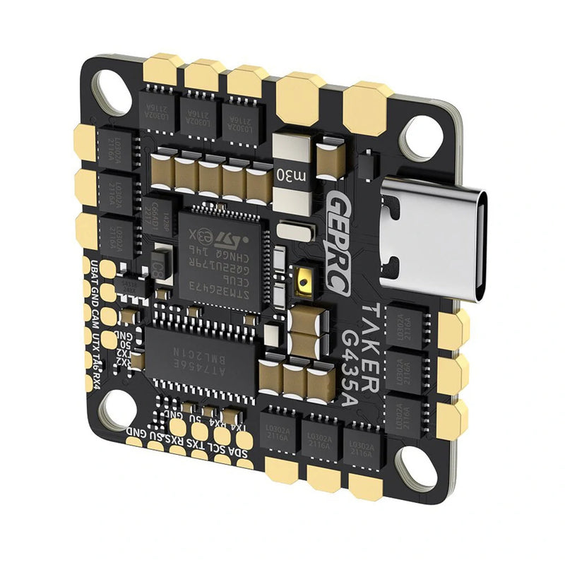 25.5x25.5mm GEPRC TAKER G4 35A AIO Flight Controller 4in1 ESC 2-4S for Cinelog25 V2 FPV RC Racing Drone