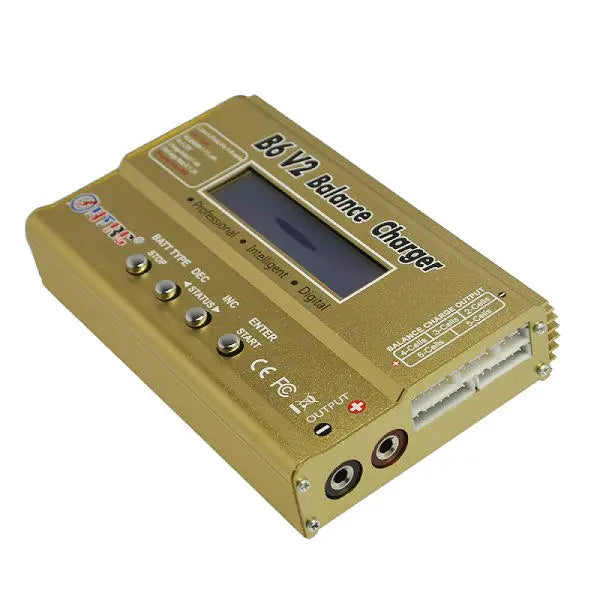 HTRC B6 V2 80W 6A Digital RC Battery Balance Charger Discharger for LiPo Battery LiHV Battery